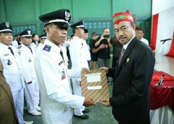 Bupati Seruyan Lantik 23 Kades Di Kecamatan Hanau