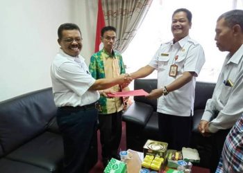 Sekda Seruyan Pimpin Sertijab Direktur PDAM Kuala Pembuang