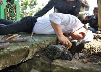 Pastikan Lancar, Bupati Kapuas Turun Cek Drainase
