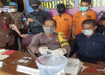 pemusnahan barang bukti sabu