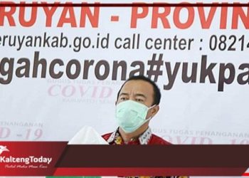 Bupati Seruyan Ikuti Video Conference Menteri Sosial RI, Bahas Bansos Tunai
