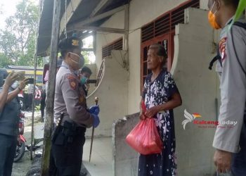 Polres Palangka Raya Bagikan 500 Sembako