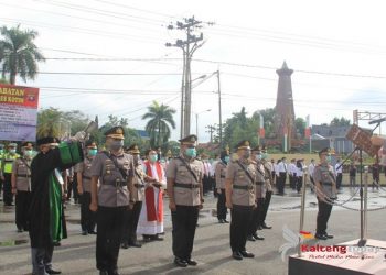 Kapolres Pimpin Langsung Serah Terima Jabatan 9 Perwira Polres Kotim