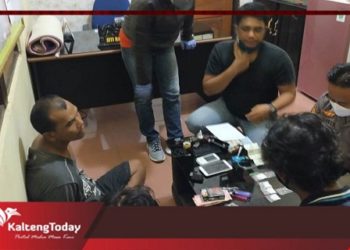 Warga Kalsel Tertangkap Tangan Bawa Sabu Didepan Posko Covid 19 Kabupaten Kapuas
