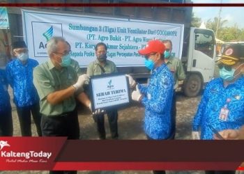 PT. Agro Indomas dan Rim Kapital Serahkan Bantuan Ventilator Senilai 1.8 Miliyar