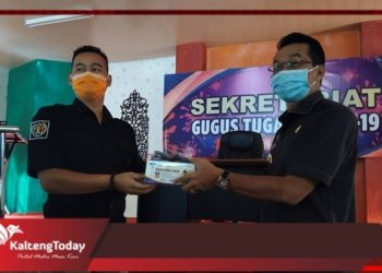 Jurnalis Di Murung Raya Dapatkan Bantuan Masker Dan Vitamin