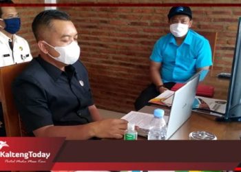 Ketua DPRD Seruyan Ikuti Teleconference Musrenbang Kabupaten Seruyan 2020