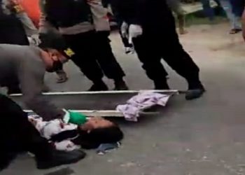 Warga Baamang Dikejutkan Wanita Paruh Baya Tergeletak Di Jalan