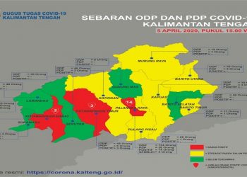 Update Covid-19 Kalteng 5 April: Positif  Melonjak Jadi 19 Orang