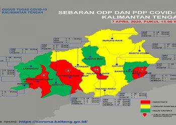 Update Covid-19 Kalteng 7 April: ODP 603 Orang, Positif 20 Orang