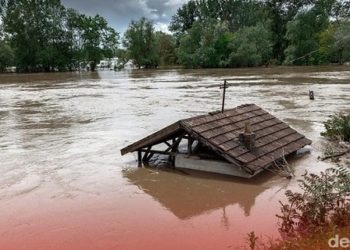 Ratusan Rumah di Kecamatan Mandau Telawang Terendam Banjir