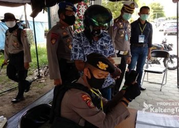 Hari Ke-2 PSBB Palangka Raya: Tak Gunakan Masker, Polisi Tahan KTP Pemilik Di Suruh Pulang