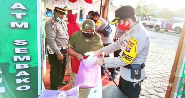 Polres Gumas Luncurkan ATM Sembako Kalakai