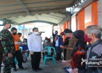 Bupati Pulang Pisau Launching Penyaluran BST Terdampak Covid-19