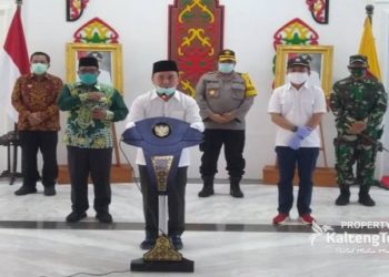 Gubernur Kalteng Minta Warga Sholat Ied di Rumah Dan Tak Lakukan Takbir Keliling
