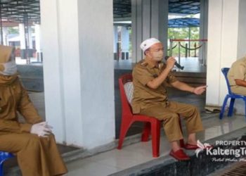 Bupati Seruyan Singgung Oknum Pejabat Yang Tidak mau Diperiksa di Posko Covid-19