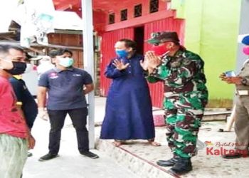 Pabung dan Camat Kurun Minta Pedagang Mudik Lebaran Jalani Isolasi Mandiri 14 Hari