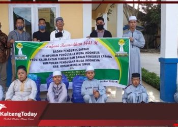 Hipmi Kalteng dan BPC Hipmi Kotim Berbagi 345 Nasi Kotak
