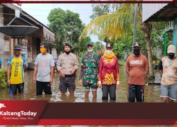 Sebanyak 300 KK Warga Desa Hajalipan, Kotim Terdampak Banjir