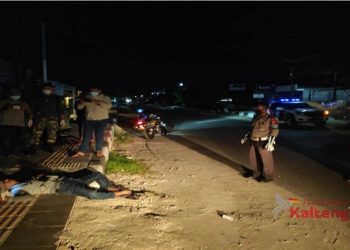 Penemuan Mayat Di Jalan MT Haryono Diduga Disebabkan Laka Lantas Tunggal