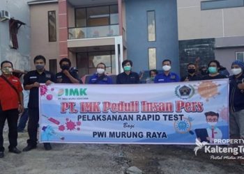 PT IMK Fasilitasi Pemeriksaan Rapid Test Wartawan PWI