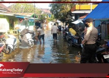 Banjir di Kabupaten Murung Raya Berangsur Surut