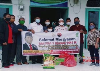 Kepedulian Anggota DPR RI Berikan Sembako Kepada Warga Mura Terdampak Covid-19