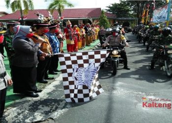 Kapolres Kobar Distribusikan 30 Ton Beras Untuk Warga Terdampak Covid-19