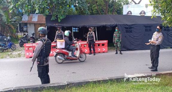 Posko Pengawasan Covid-19 Palangka Raya Utamakan Edukasi Ke Masyarakat