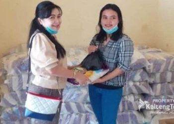 Ketua PKK Gumas Himbau Mahasiswa Untuk Bercocok Tanam