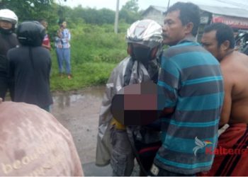 Pick Up Angkut Pakan Ternak Tabrakan Dengan Motor Scoopy
