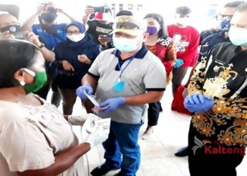 Gunung Mas Terima Rp 1,5 M lebih Bansos Dari Pemprov Kalteng
