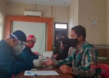 13 Anggota Pansus Pendampingan Covid-19 DPRD Pulpis Jalani Rapid Test