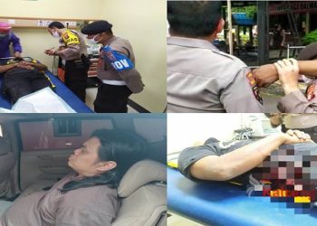 Dengan Luka Tusuk, Korban Penganiayaan Melapor Ke Mako Sabhara