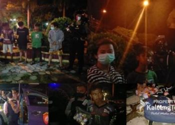 Malam Ke 6 PSBB, Enam Remaja Diamankan Kedapatan Pesta Miras dan Lem Fox