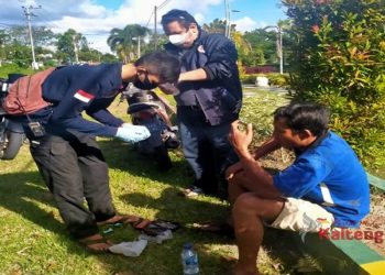 Akibat Mabuk Lupa Jalan Pulang, Pengendara Tabrak Trotoar Taman Putri Bunter
