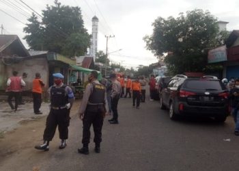 Gegana Polda Kalteng Sisir Lokasi Masjid