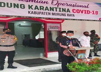 Bupati Mura resmikan Gedung karantina konut