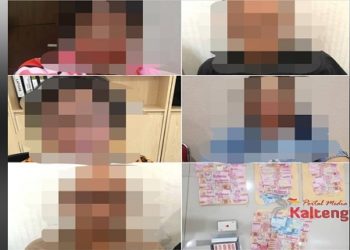 Asik Berjudi Dalam Kamar, Dua Oknum PNS Diciduk Polisi Bersama Tiga Rekannya