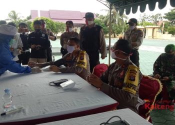 Anggota TNI, Polres Dan Satpol PP Seruyan Jalani Rapid Test