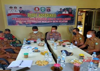 Polsek Jaya Karya Sosialisasi Pencegahan Karhutla
