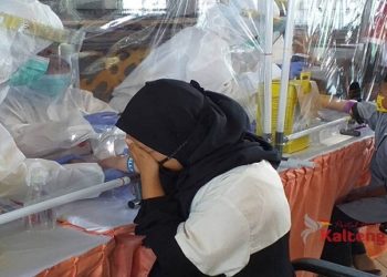 Ratusan Pelajar, Santri dan Mahasiswa Kotim Ikuti Rapid Test Massal