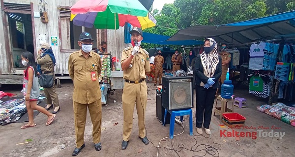 Gugus Tugas Covid-19 Pulang Pisau Lakukan Sosialisasi di Desa Pamarunan