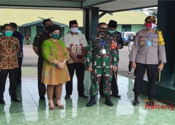 Dandim 1012 Buntok Gelar Disiplin Protokol Untuk Persiapan New Normal