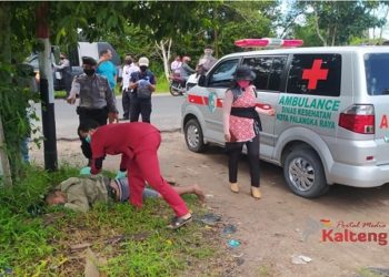 Geger Di Temukan Seorang Pemuda Mabuk Tergeletak Dipinggir Jalan