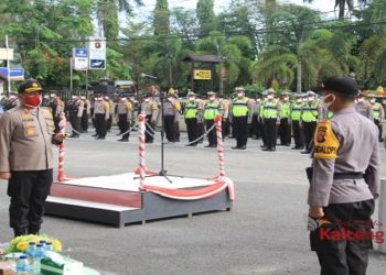 Cegah Karhutla, Polres Kotim Gelar Apel Gabungan