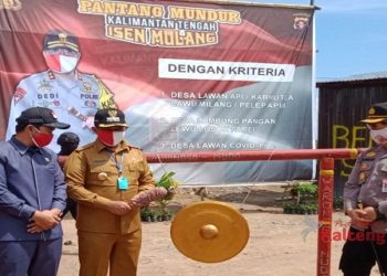 Dewan Apresiasi Launching Desa Pantang Mundur Oleh Polda Kalteng