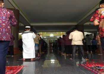 Sejumlah Masjid di Palangka Raya Sholat Jum'at Dengan Protokol Kesehatan