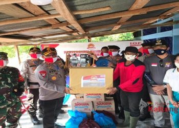 HUT Bhayangkara Ke 74, Polda Kalteng Touring Bersama Siaga Karhutla Dan Peduli Covid-19