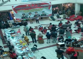 Pedagang PPM Sampit Kembali di Rapid Test